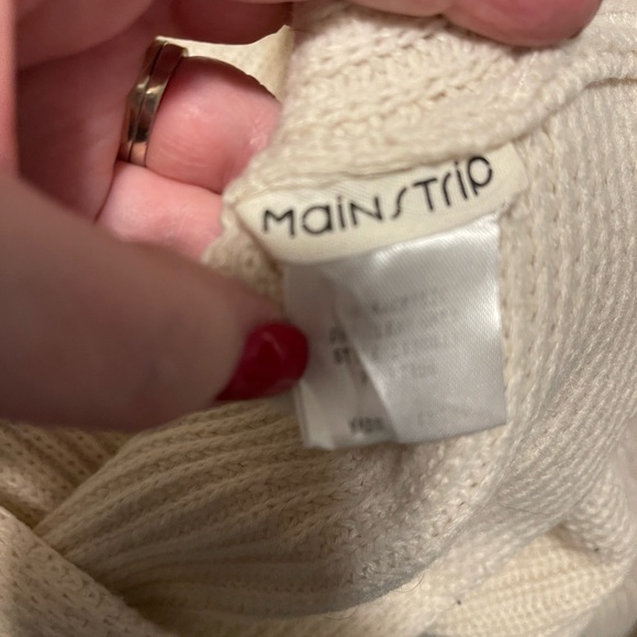 Main strip cream sweater with knot detail back - Picture 2 of 4